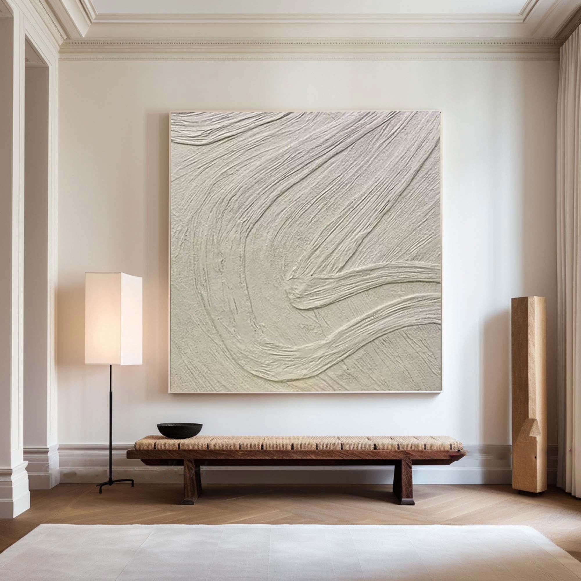 Homeproglobal Textured Abstract Wall Art for Modern Home Decor #SG037S