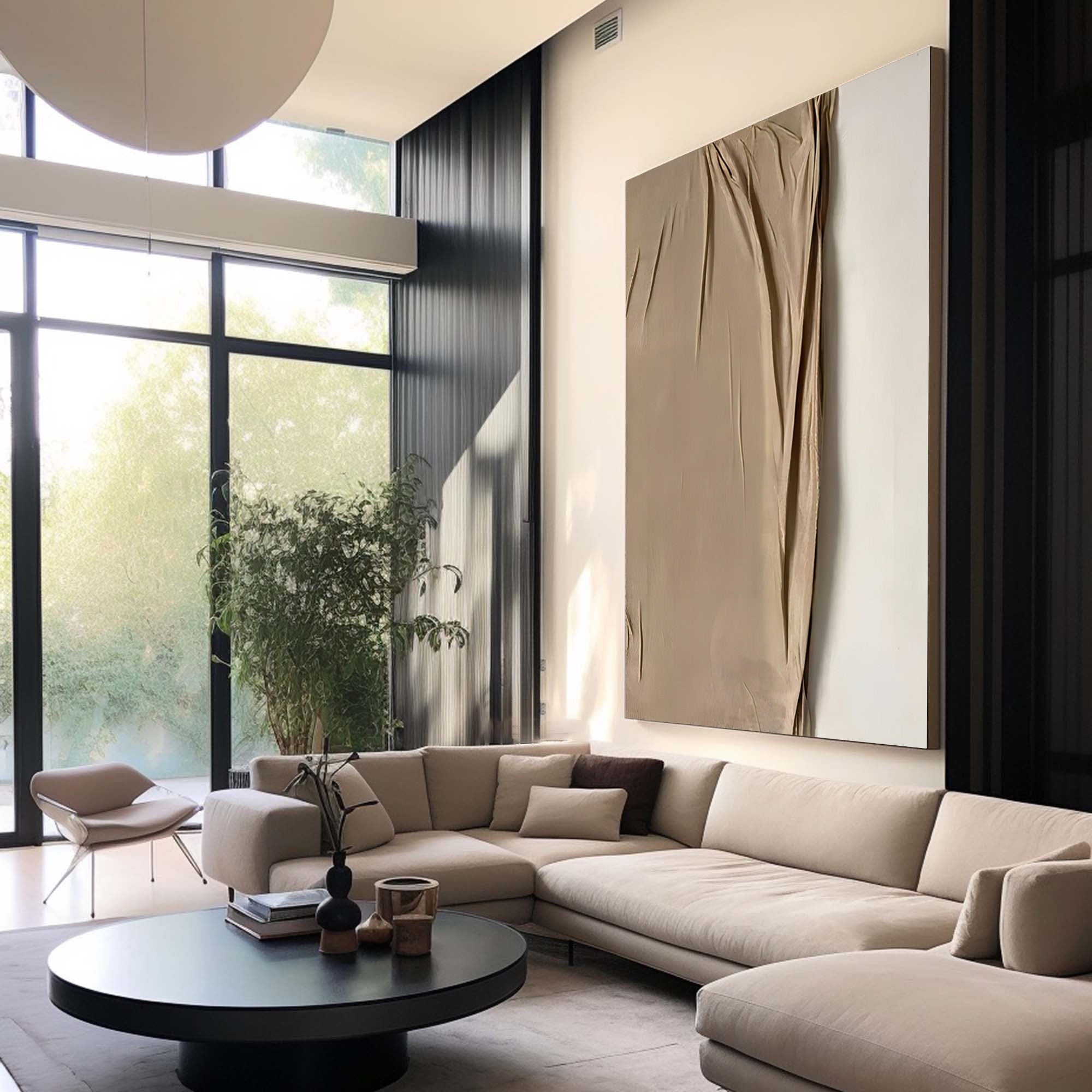 Textured Abstract Wall Art for Modern Home Decor by Homeproglobal #SG081