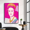 Elegant Hand Painted Portrait Art for Modern Home Decor#AW14