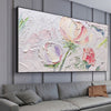 Homeproglobal Colorful Textured Rose Artwork for Modern Home Decor #SG047
