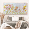 Homeproglobal Colorful Textured Floral Wall Art Painting for Modern Home Decor #SG049