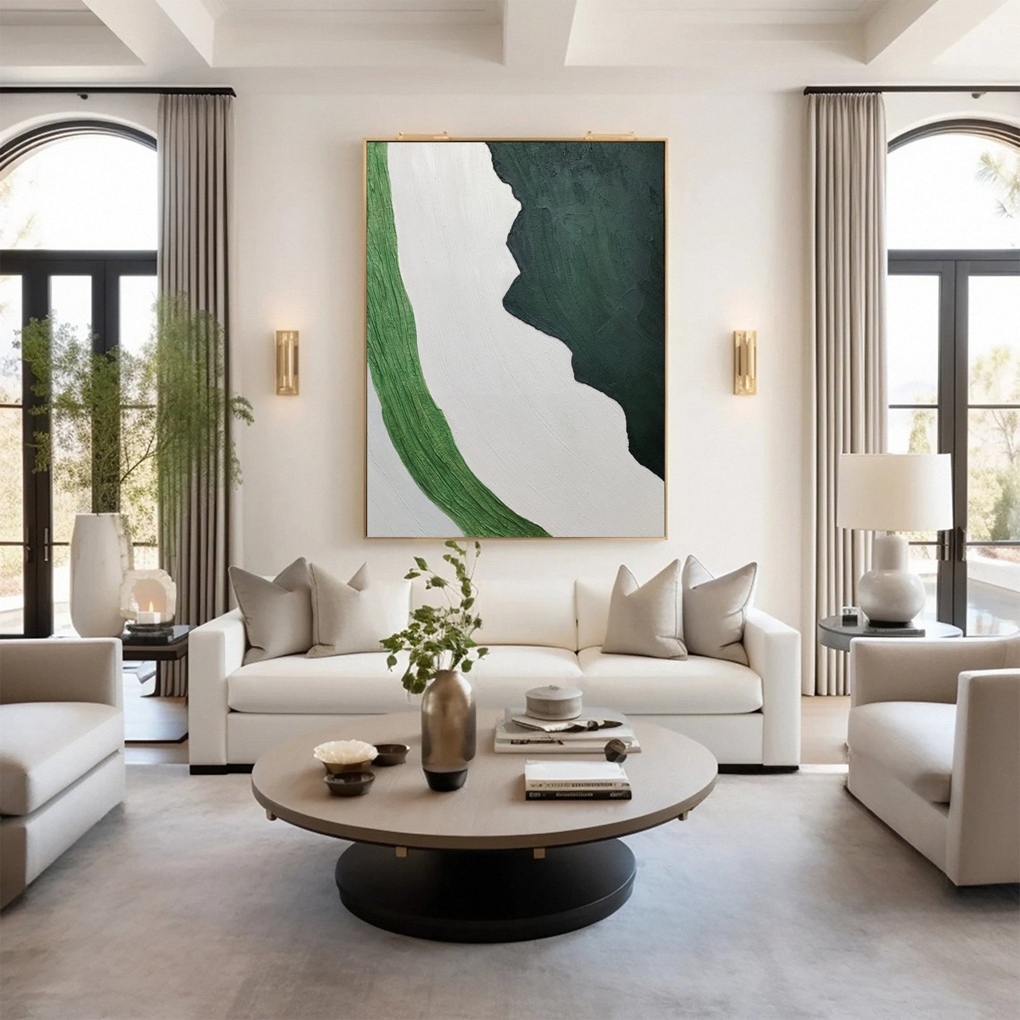 Abstract Plaster Textured Wall Art for Modern Home Decor #SG001