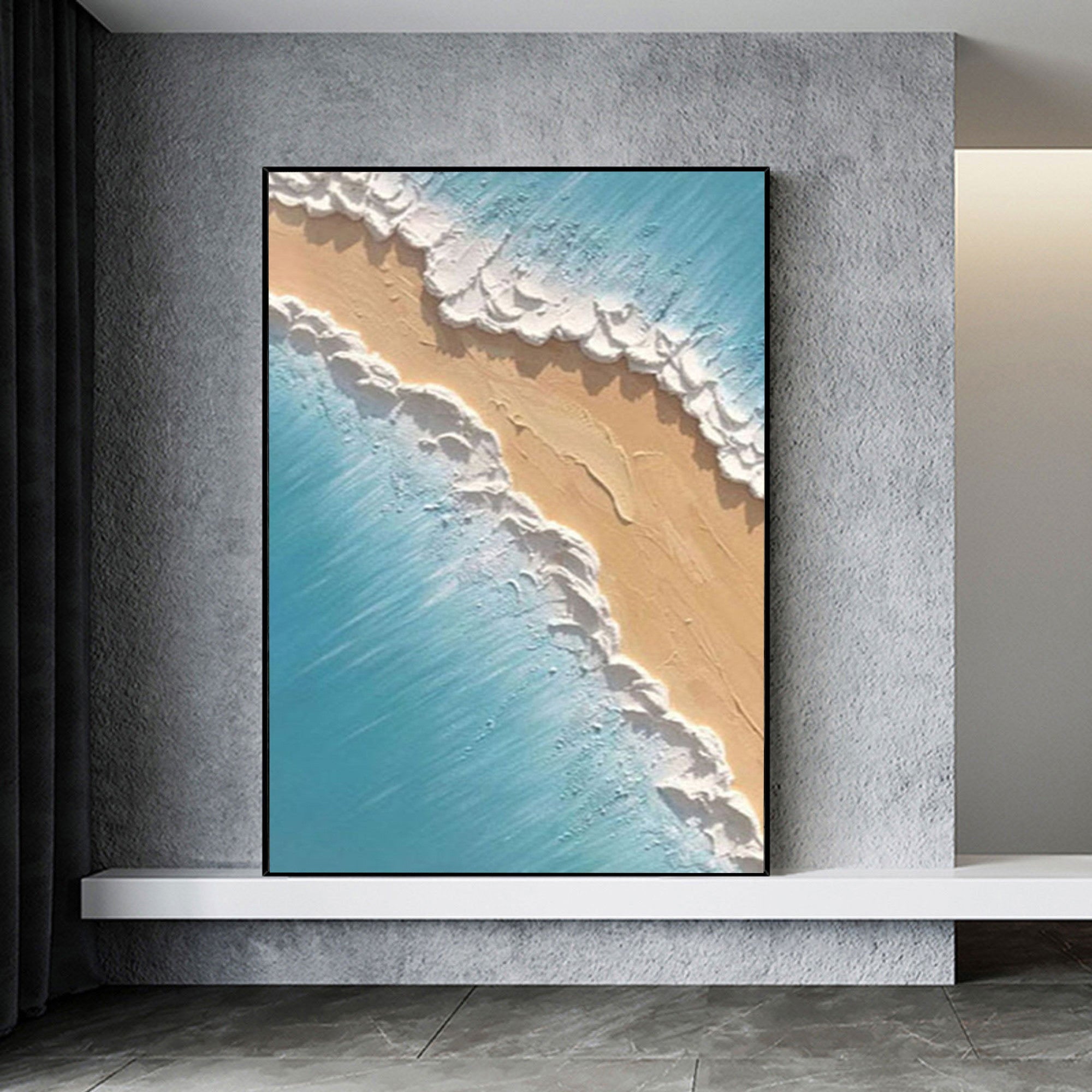 Textured Wall Art with Abstract Expressionist Style #SG025