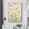 Colorful Textured Floral Painting for Home Interior Decor #CA011