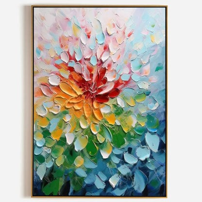 Colorful Textured Wall Art for Living Room Decor#CA010