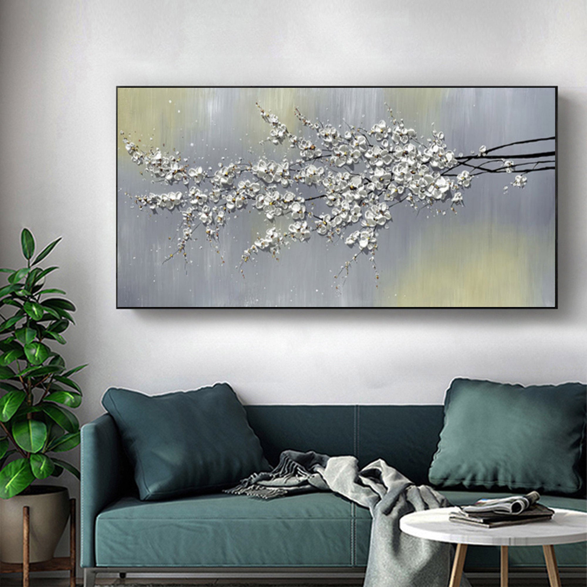 Textured Abstract Wall Art for Modern Living Room Decor with Unique Tactile Design #SG054