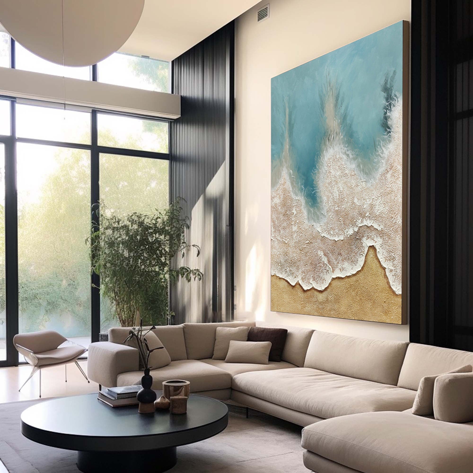 Textured Abstract Wall Art for Living Room and Dining Area #SG262