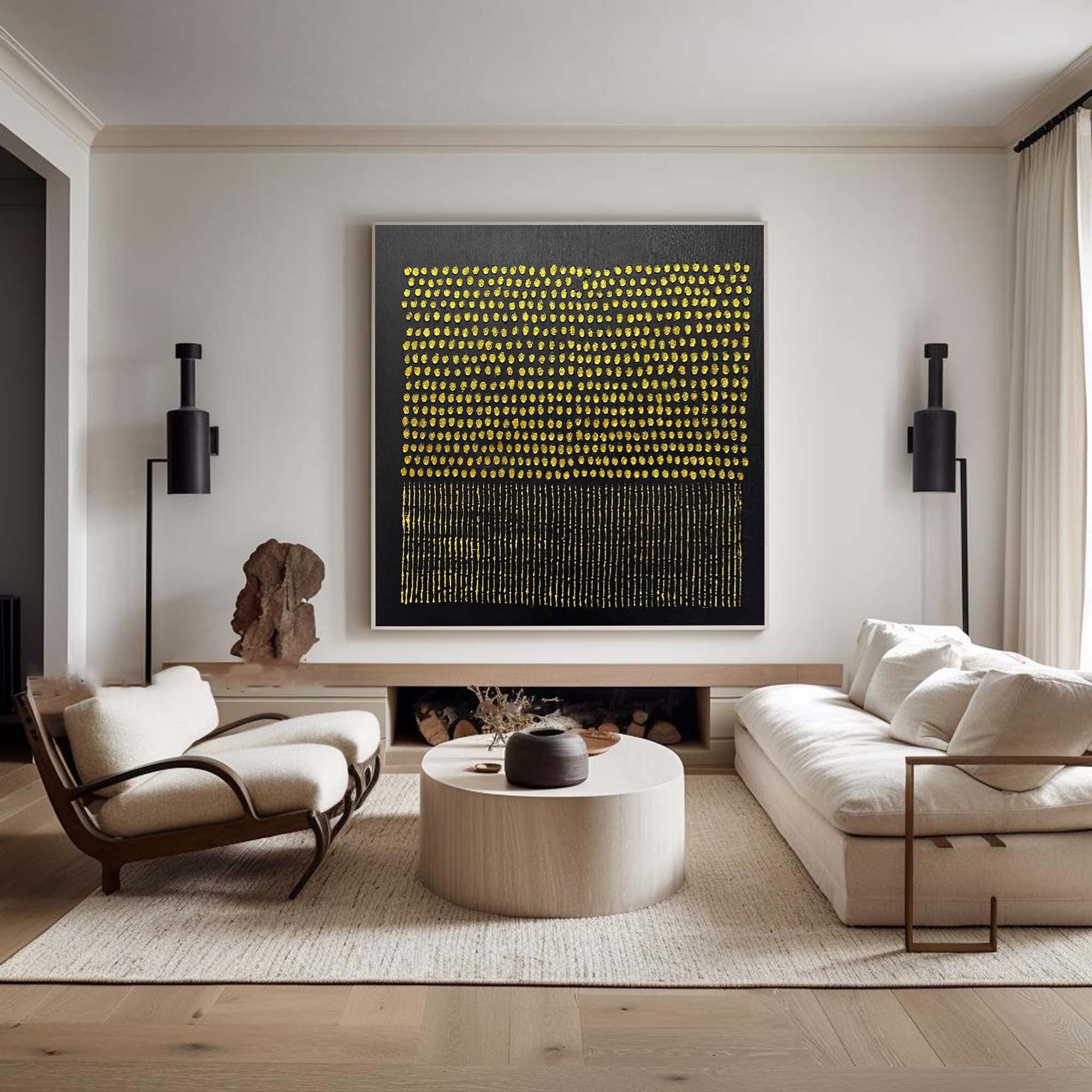 Textured Abstract Wall Art for Modern Living Room and Bedroom Decor #SG273