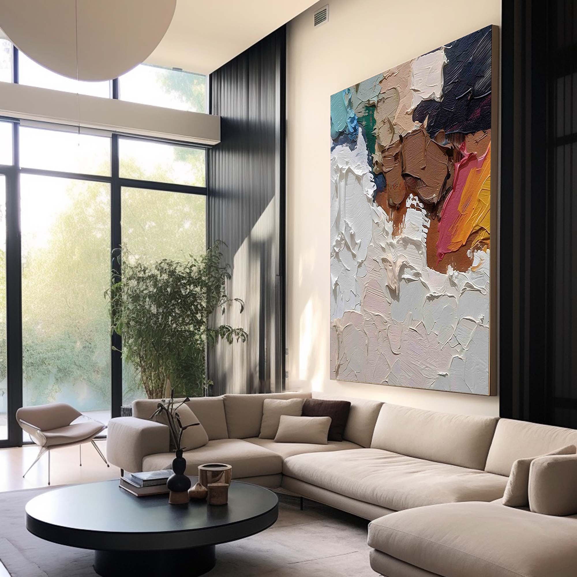 Textured Wabi Sabi Abstract Wall Art for Living Room and Bedroom Decor #CA040