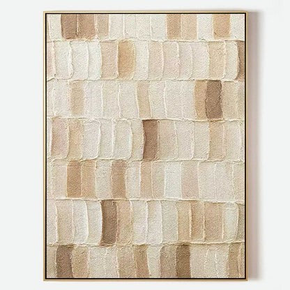 Neutral Tone Textured Wall Art for Modern Minimalist Interiors #SG216