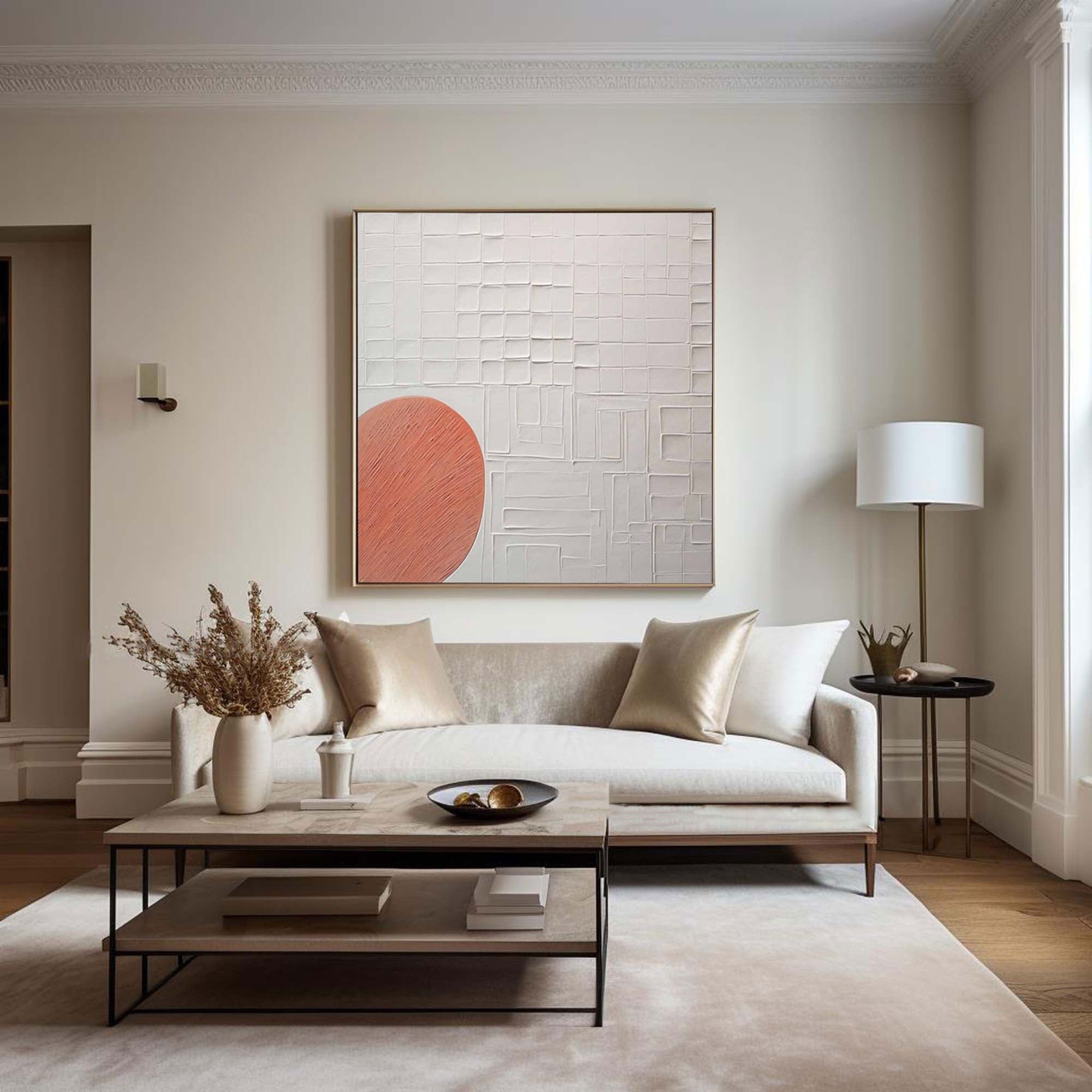 Textured Abstract Wall Art for Living Room and Dining Area #SG248