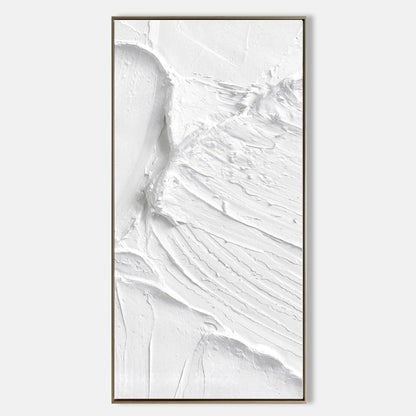 White Plaster Texture Wall Art for Living Room and Bedroom by Homeproglobal #SG155