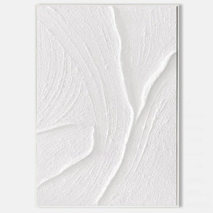 White Plaster Texture Wall Art for Living Room and Bedroom by Homeproglobal #SG144