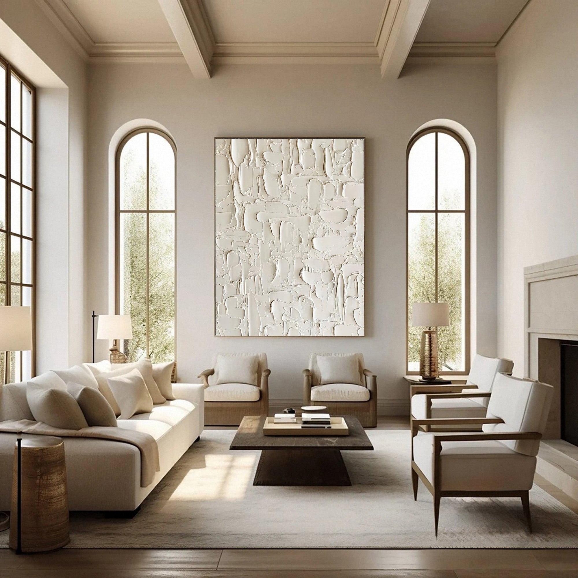 Abstract Textured Wall Art for Modern Home Decor by Homeproglobal #SG166