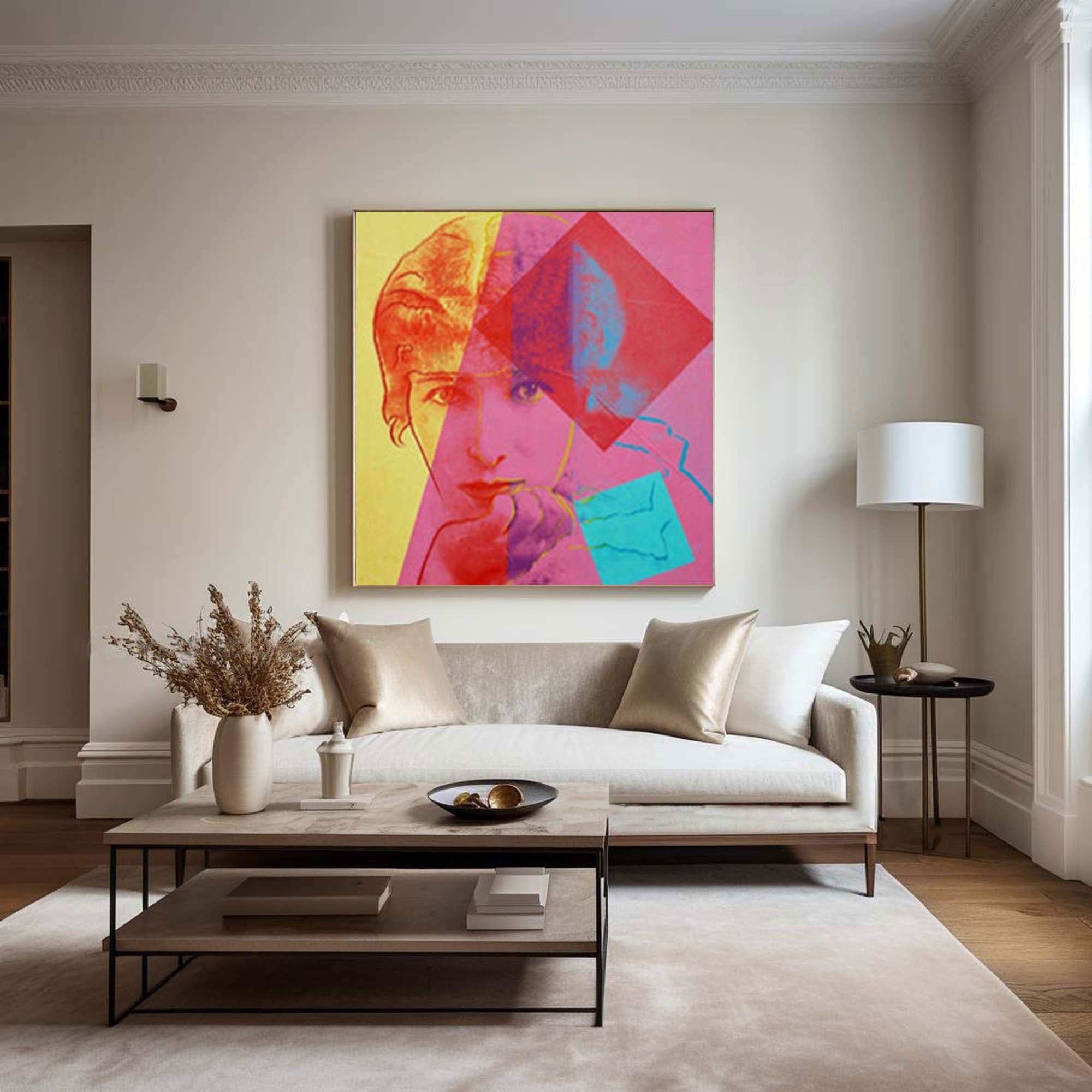 Vibrant Retro Pop Art Portrait for Chic Home Decor #AW17