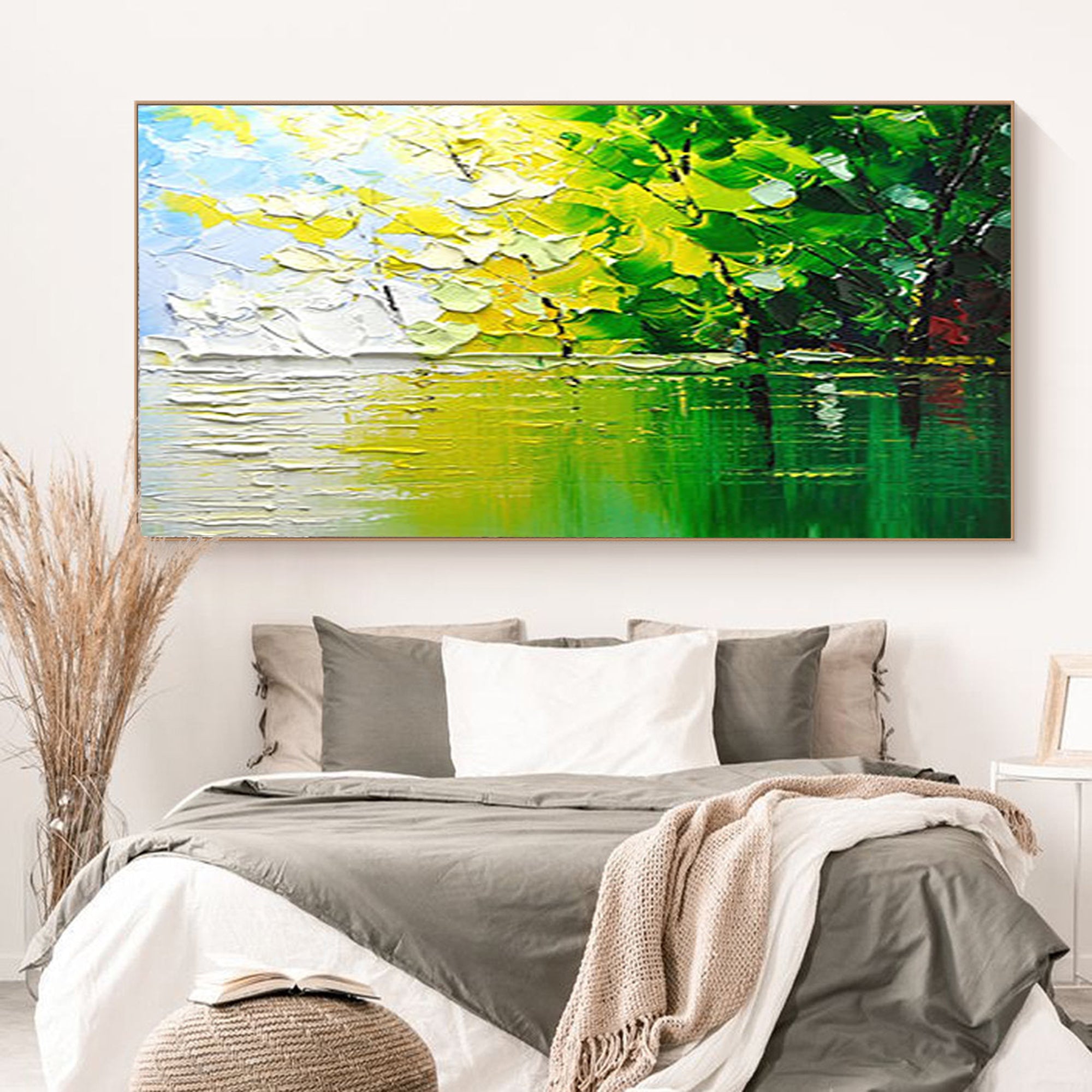 Abstract Landscape Art for Living Room Wall Decor #CA025