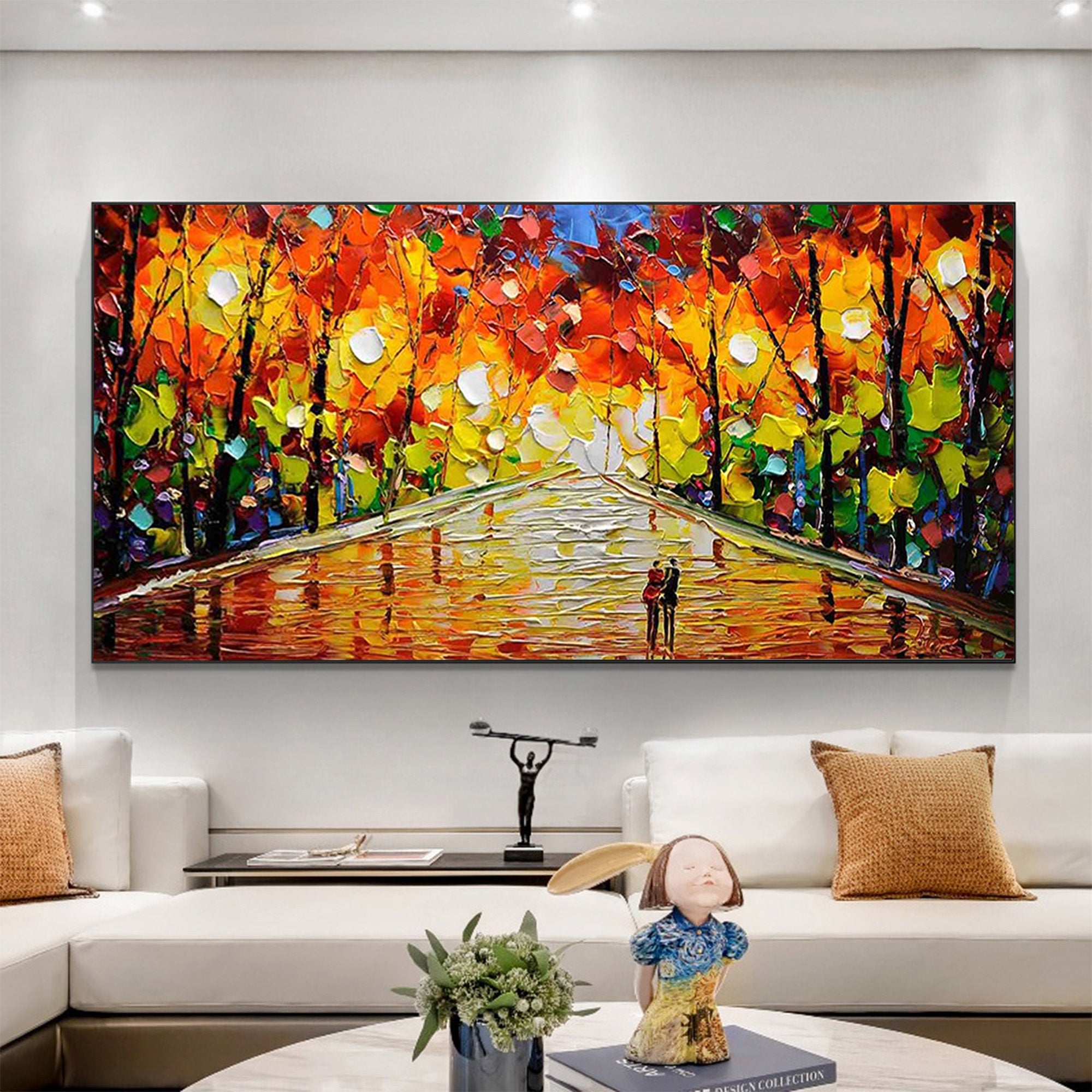 Homeproglobal Colorful Painting | Landscape Painting #HCP034