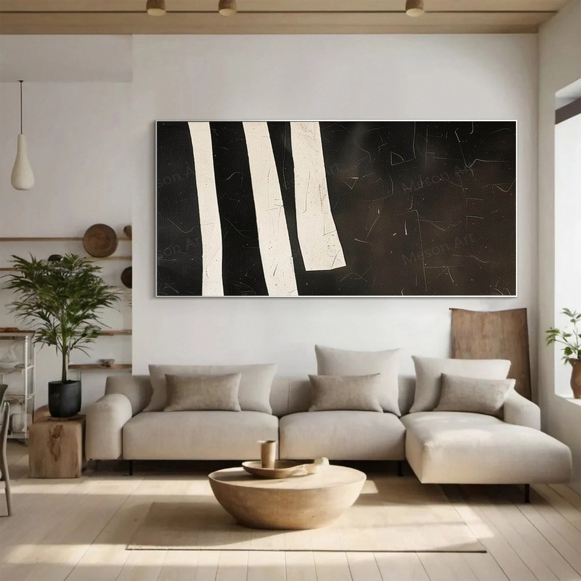 Homeproglobal Contemporary Minimalist Art | Abstract Wall Art #HCM096