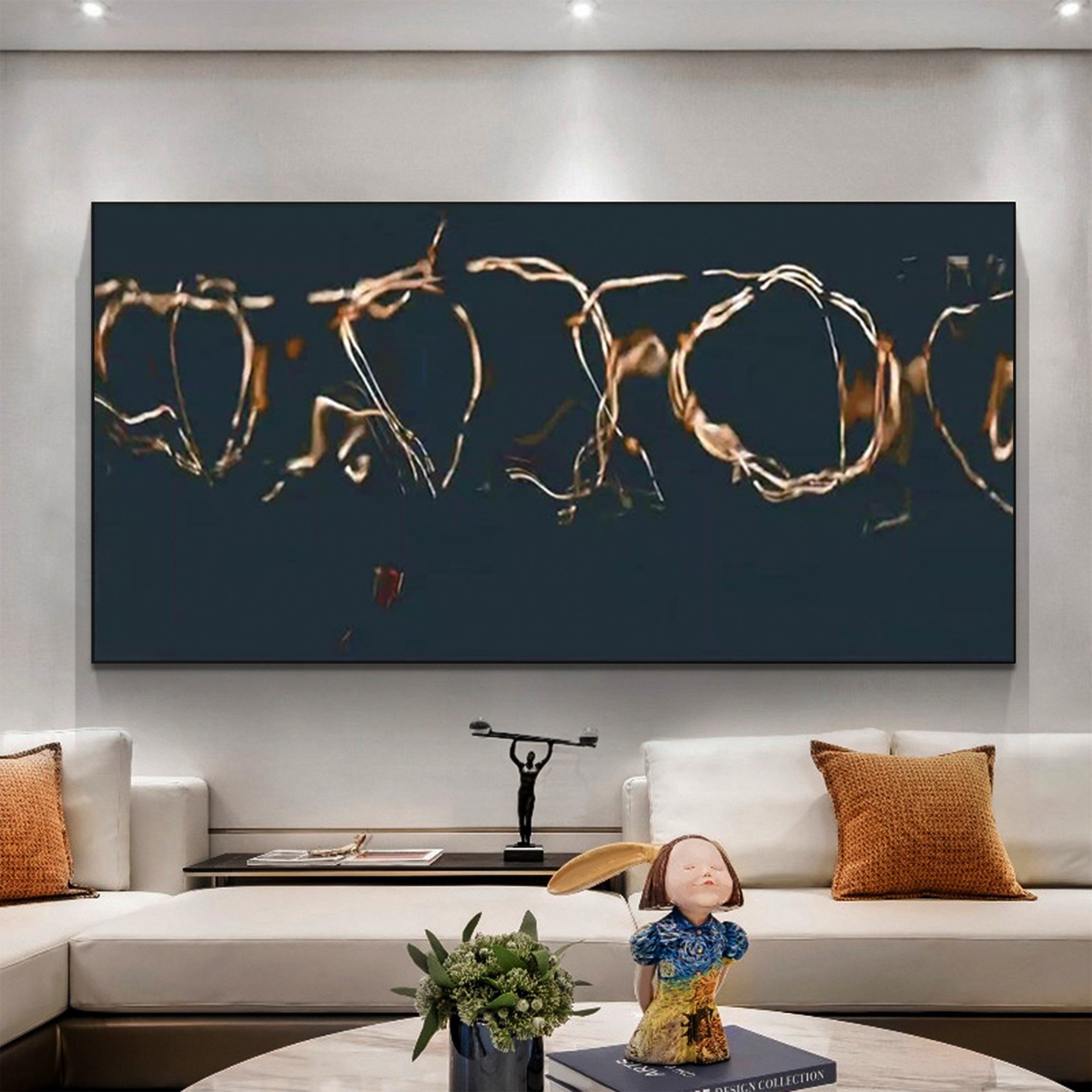 Homeproglobal Contemporary Minimalist Art | Abstract Wall Art #HCM074