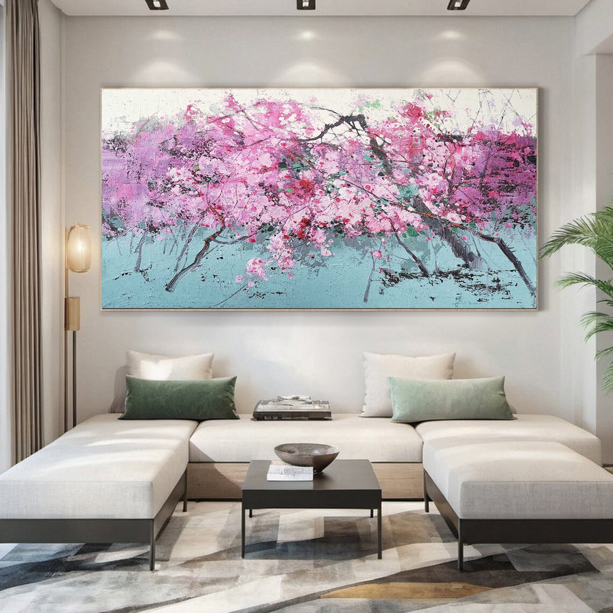 Homeproglobal Landscape Painting  Floral Oil Painting & Wall Art #HLP021