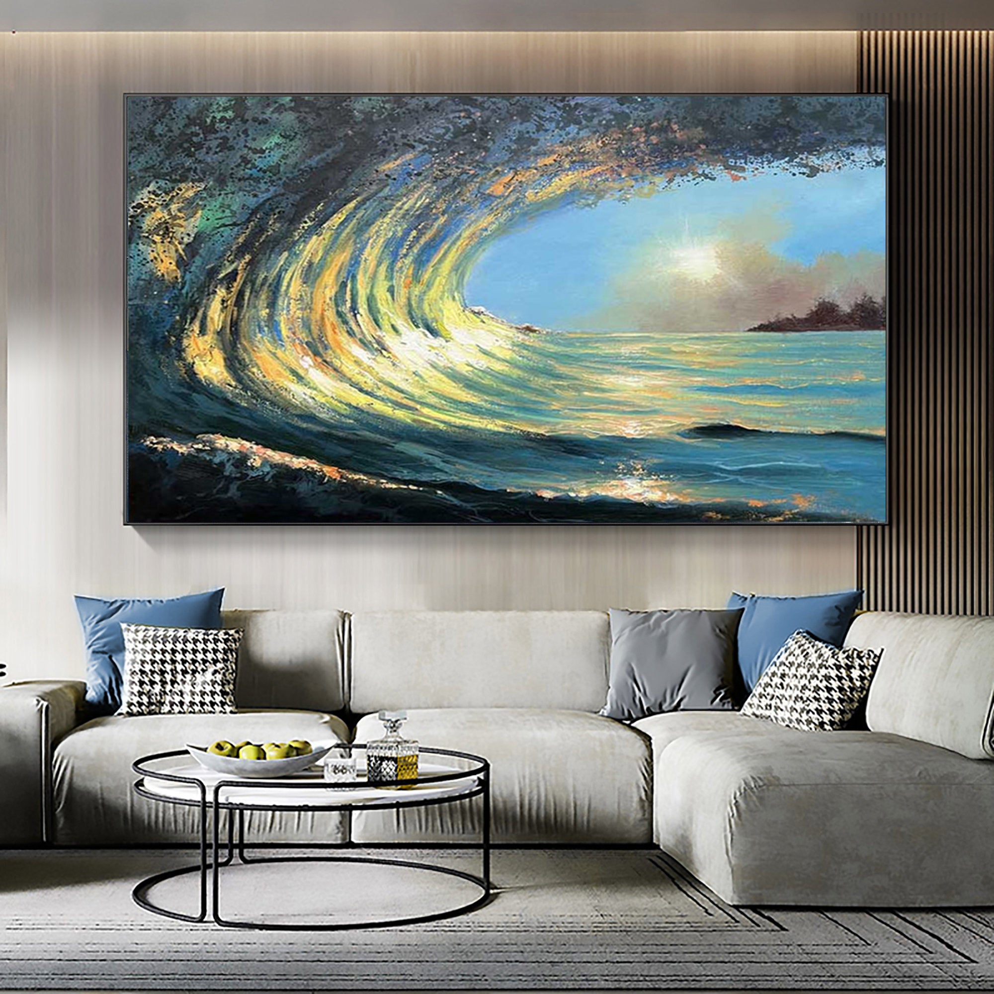 Homeproglobal Hyperrealism Wall Art | Landscape Oil Painting #HLP002