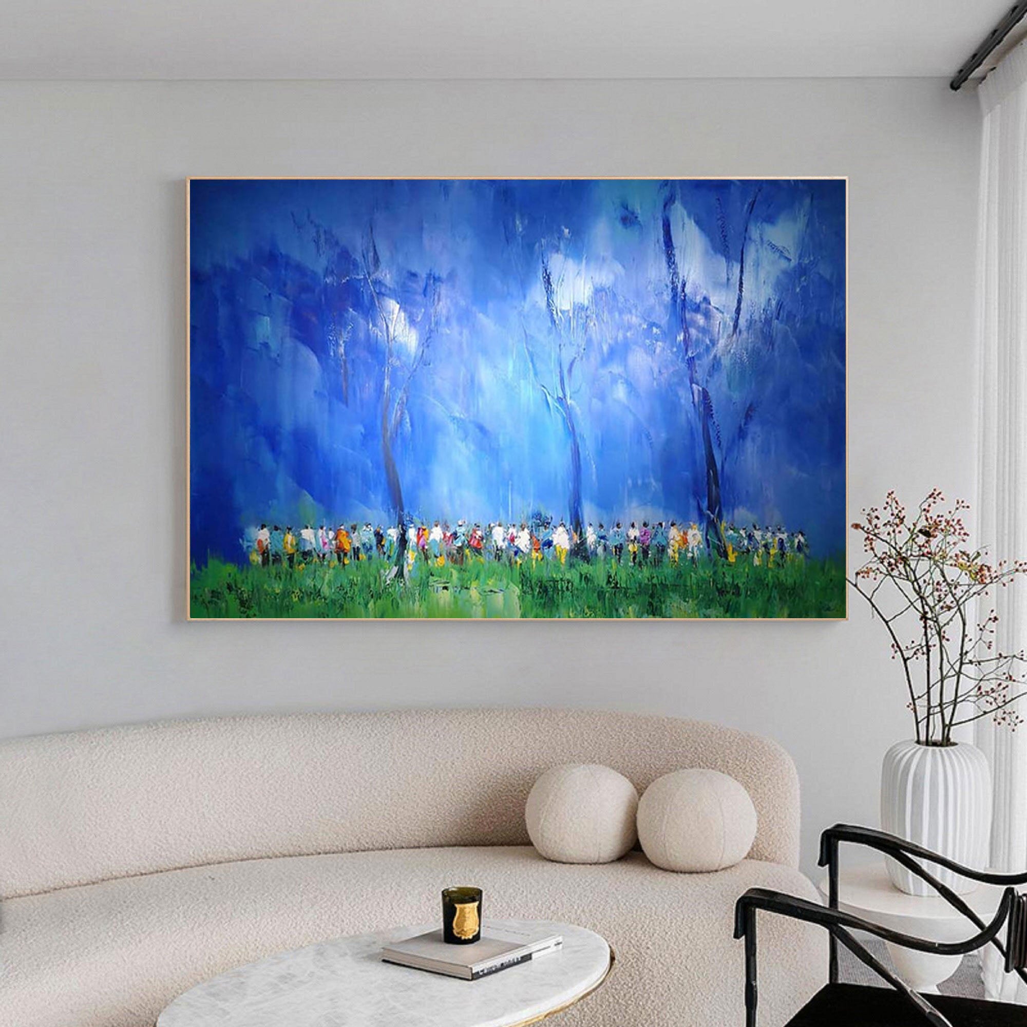 Homeproglobal Landscape Painting  Coastal Wall Artwork & Hyperrealism Art#HLP022