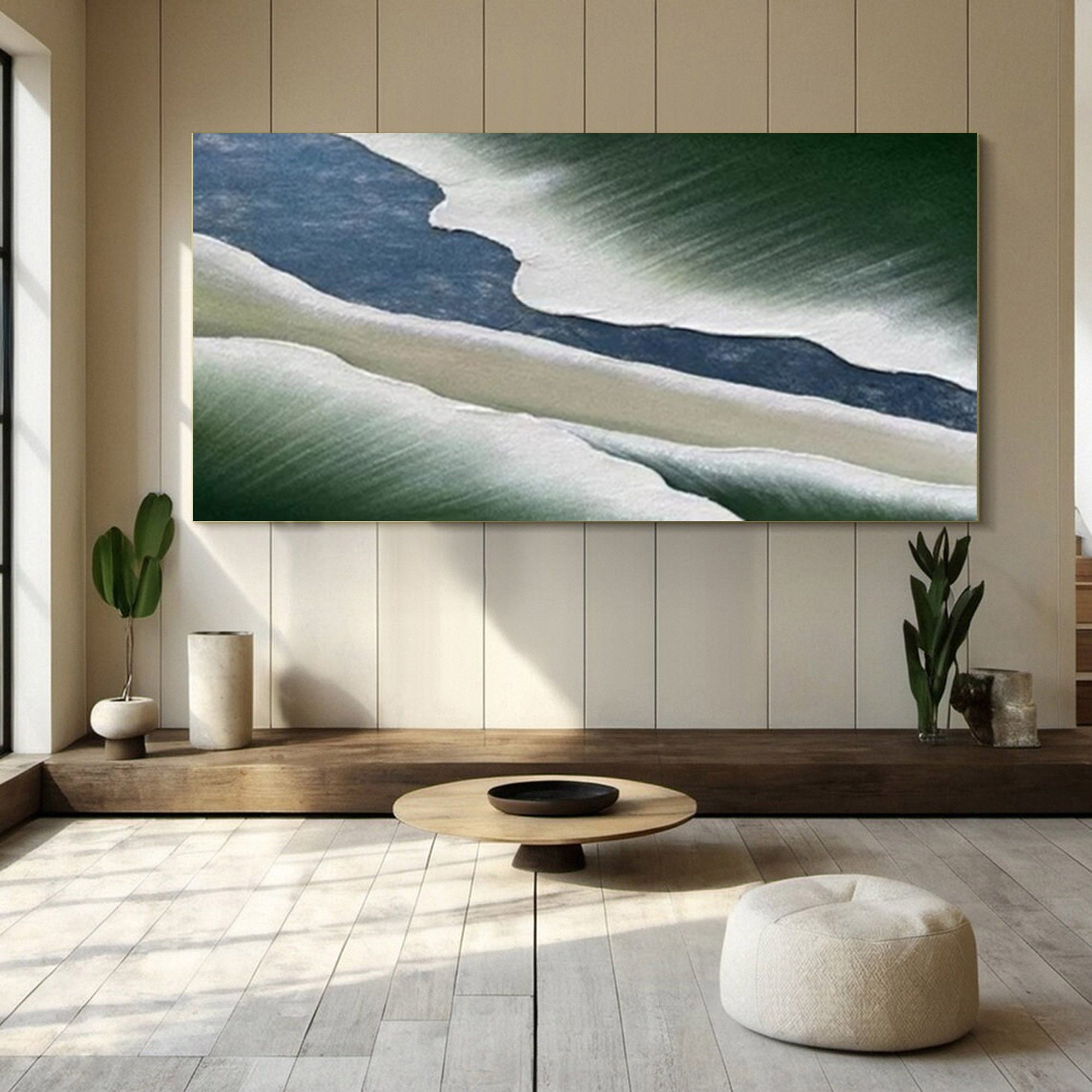 Abstract Textured Mural and Large Canvas Wall Art | Homeproglobal #PAT1072