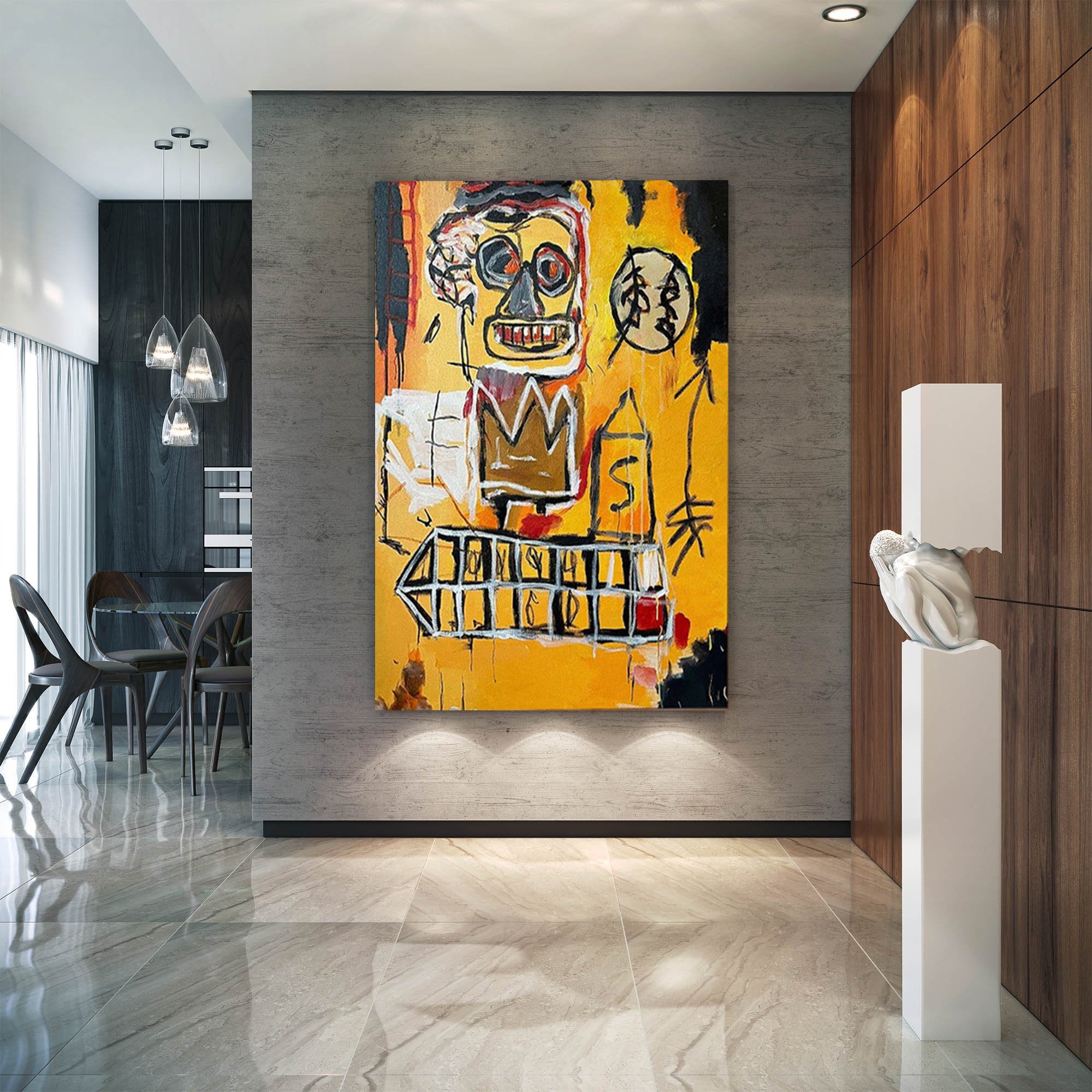 Abstract Wall Art Vibrant Living Room Decor #BS004