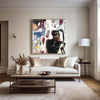 Colorful Abstract Framed Wall Art for Living Room Decor #BS002
