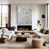 Wabi Sabi Inspired Textured Abstract Wall Art for Modern Living Room Decor #TX061