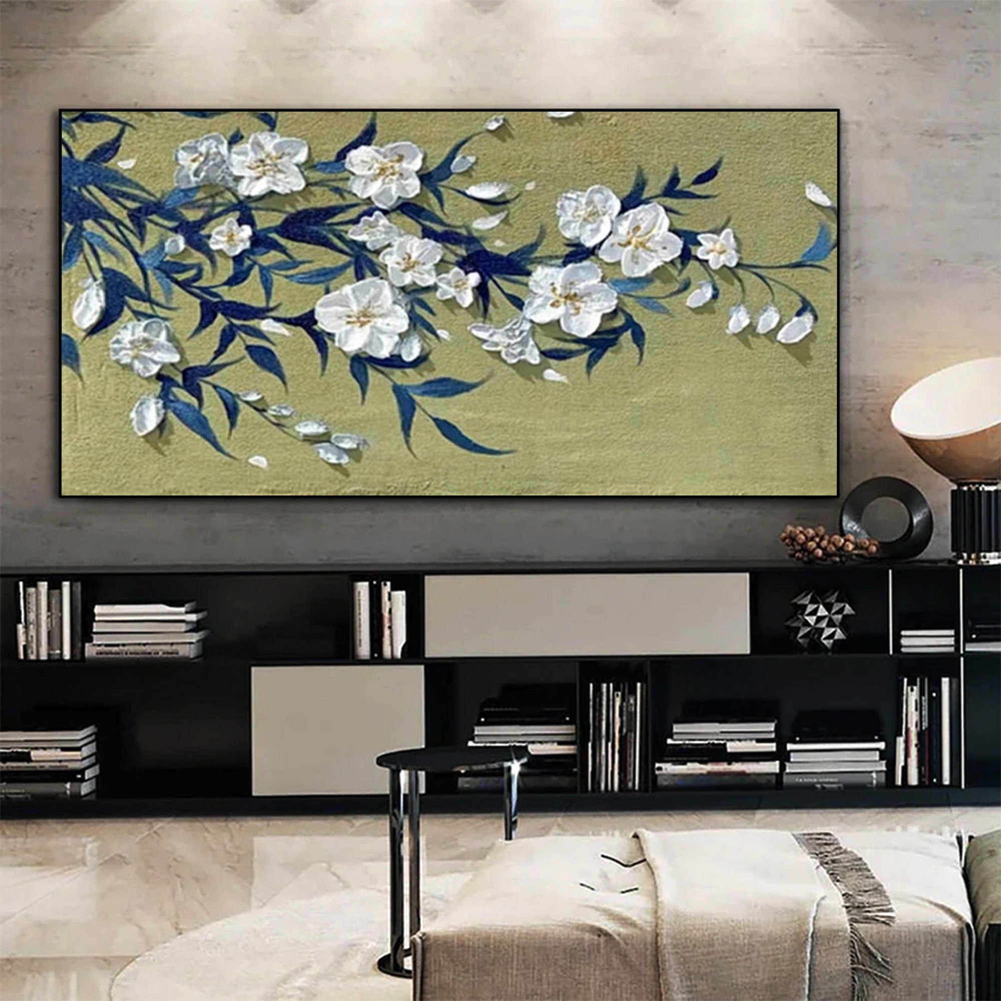 Large Abstract Expressionist Wall Artwork for Living Room and Bedroom #TX068