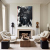 Black and White Abstract Art for Modern Home Decor #GA034