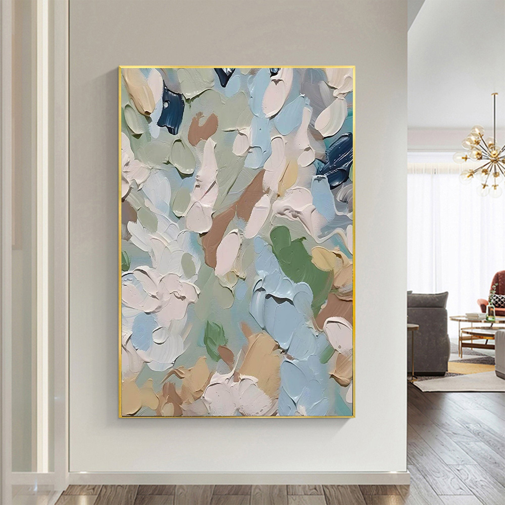 Textured Abstract Painting for Modern Home Decor #CA038