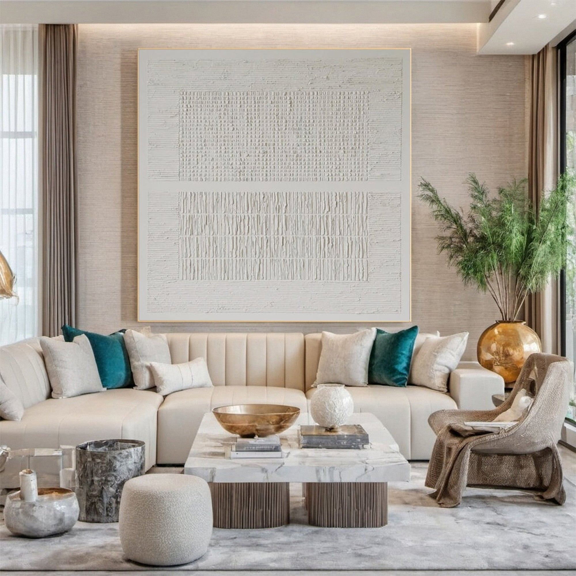 Abstract Minimalist Wabi Sabi Wall Art for Contemporary Home Decor #TX114