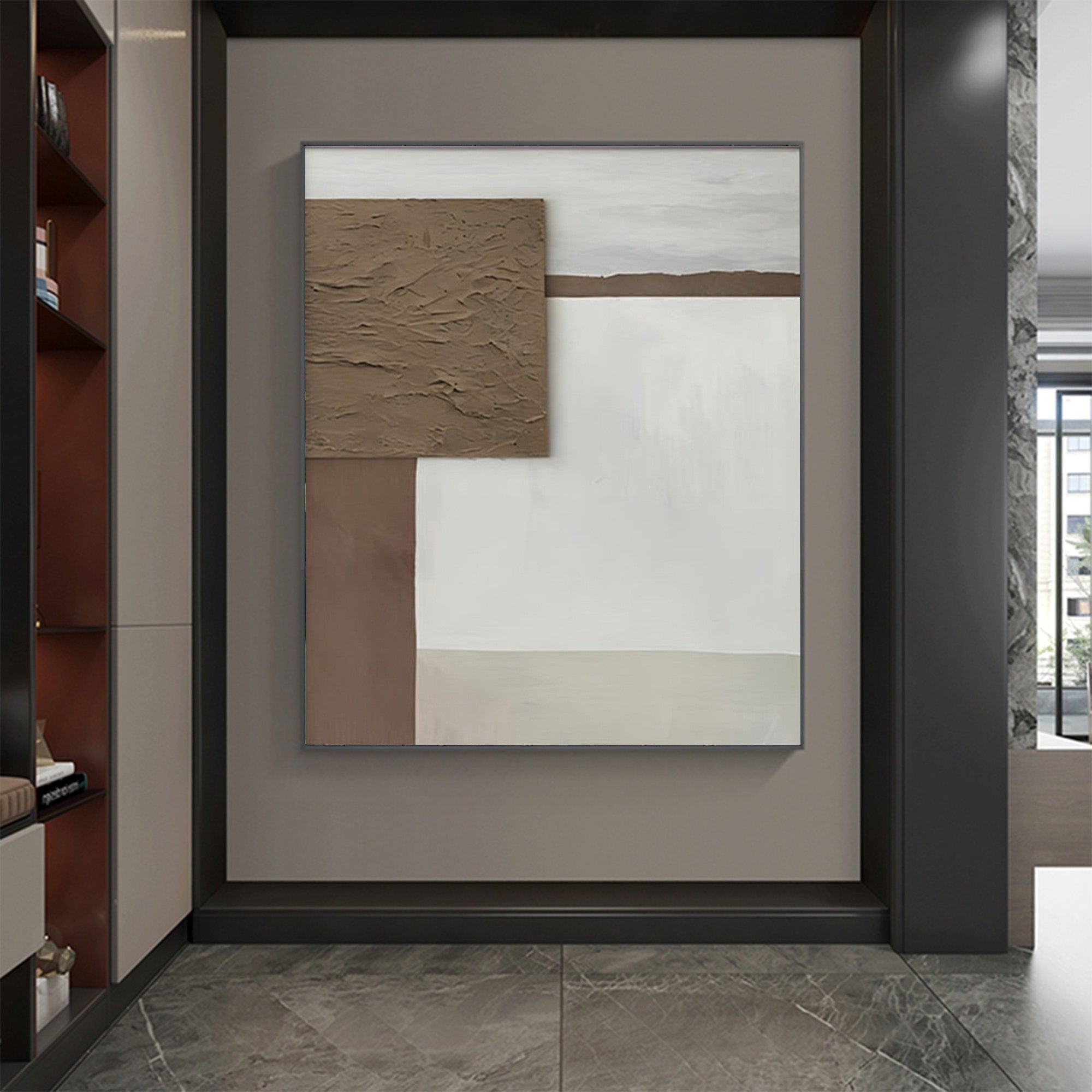 WabiSabi Textured Wall Art for Living Room and Bedroom Decor #TX090