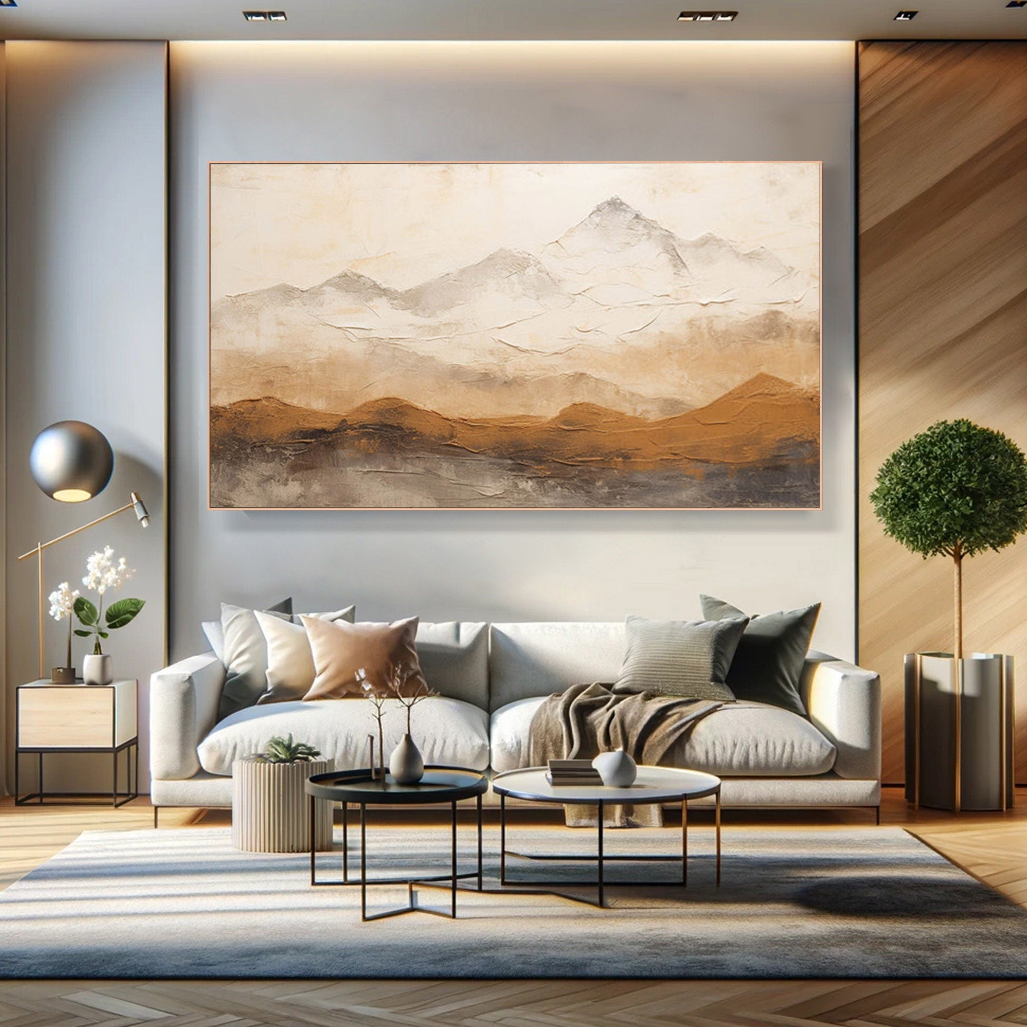 Wabi Sabi Abstract Textured Wall Art for Modern Home Decor #TX309