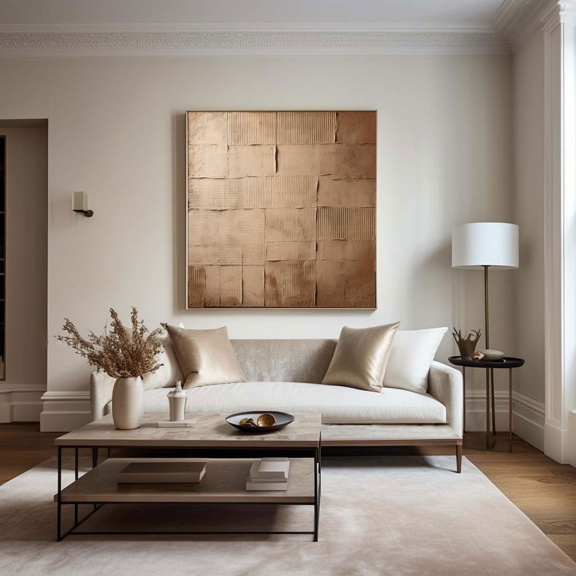 Wabi Sabi Textured Wall Art for Modern Living Room and Dining Area #TX251