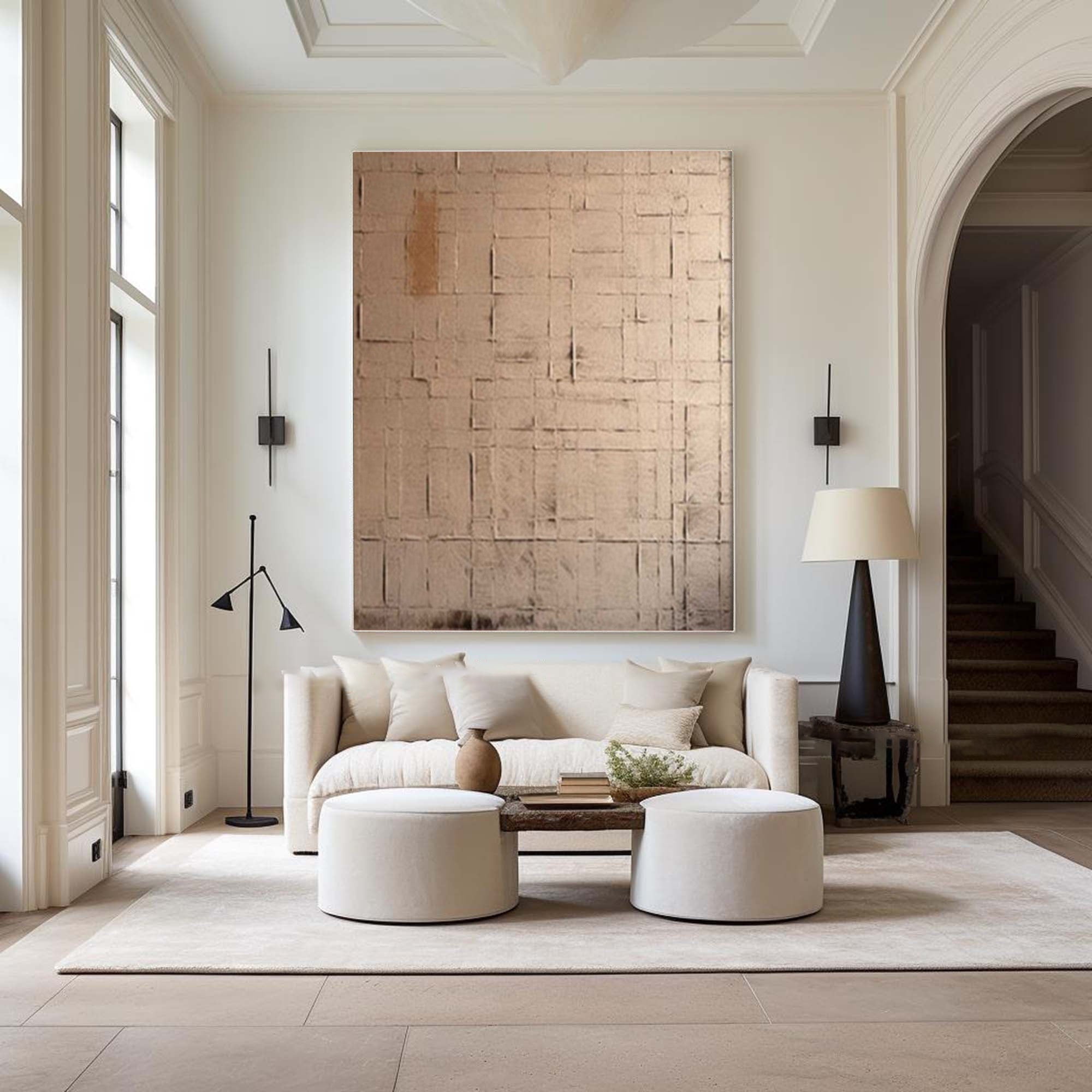 Wabi Sabi Abstract Textured Wall Art for Modern Home Decor #TX243