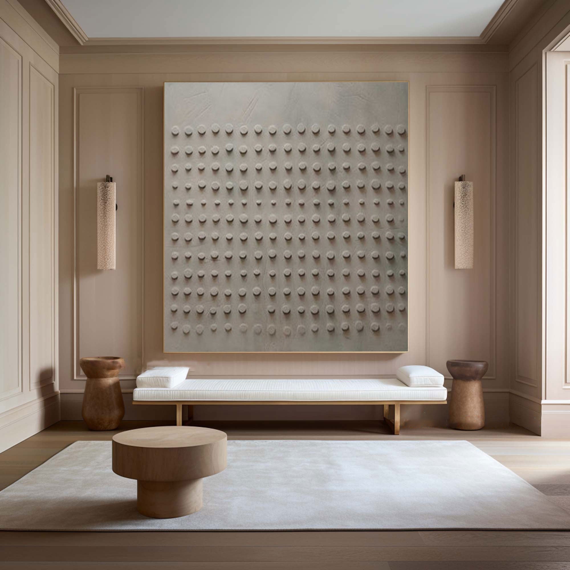 Wabi Sabi Abstract Textured Wall Art for Modern Living Room and Dining Area #TX301