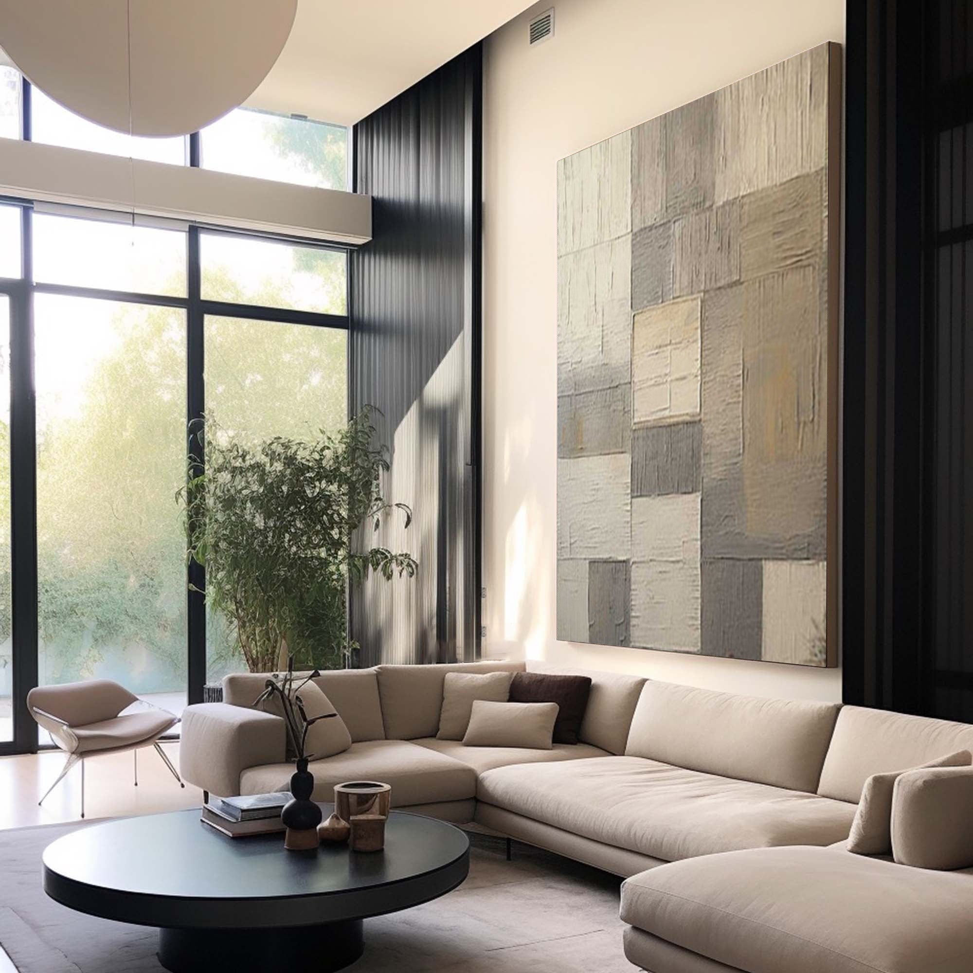 Wabi Sabi Abstract Textured Wall Art for Living Room and Dining Room #TX266