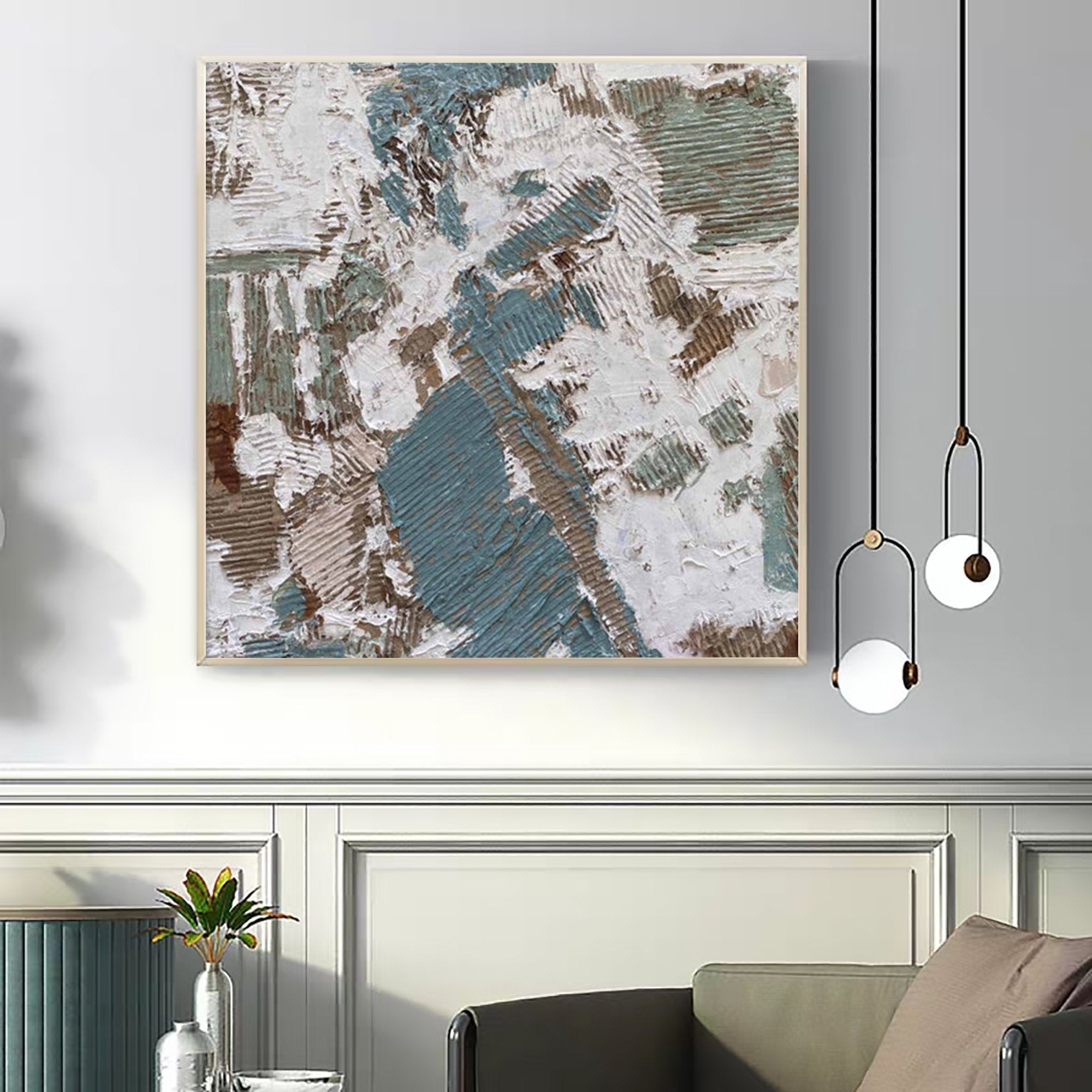 WabiSabi Abstract Textured Artwork for Contemporary Home Wall Decor#TX208