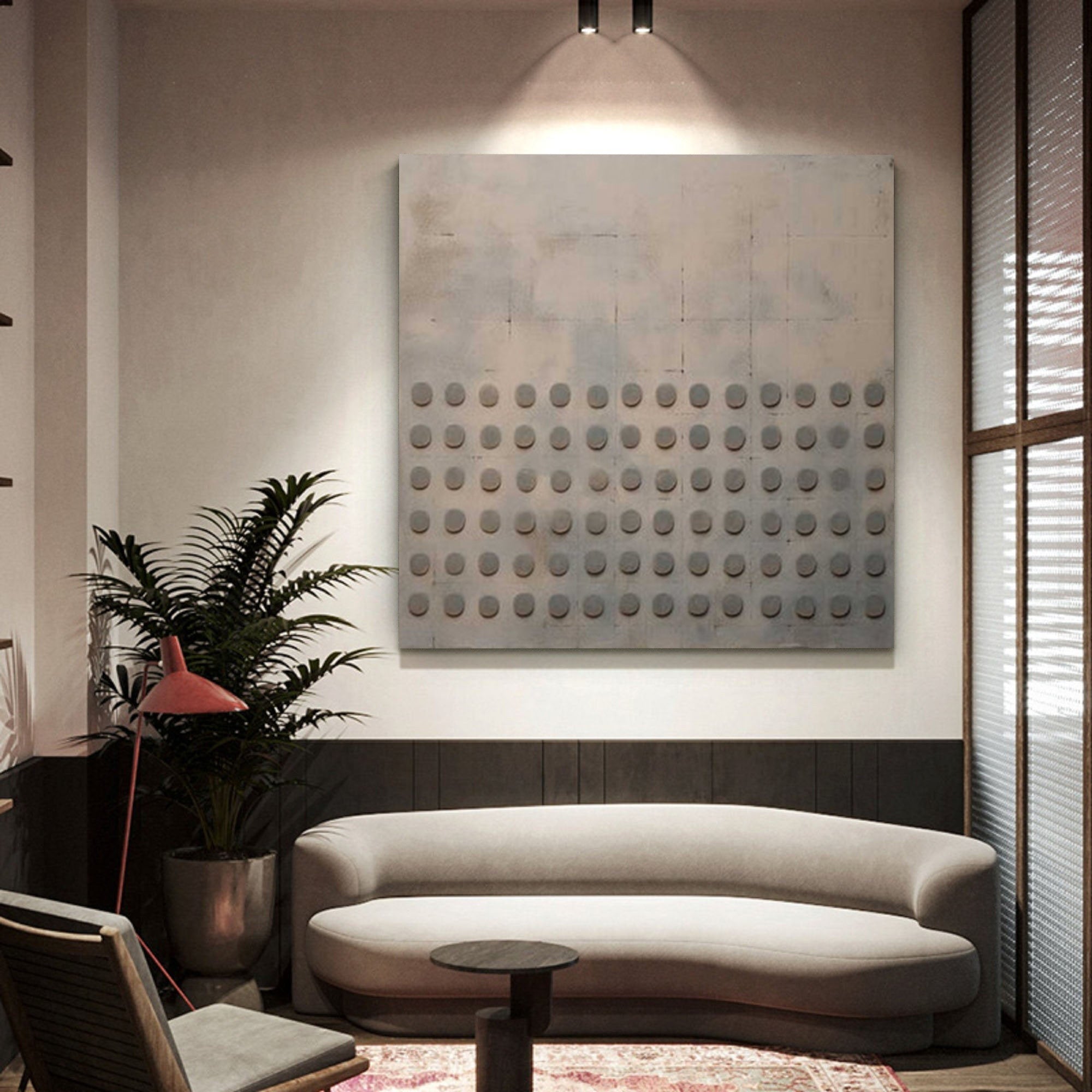 Wabi Sabi Abstract Textured Wall Art for Modern Living Room and Dining Area #TX298