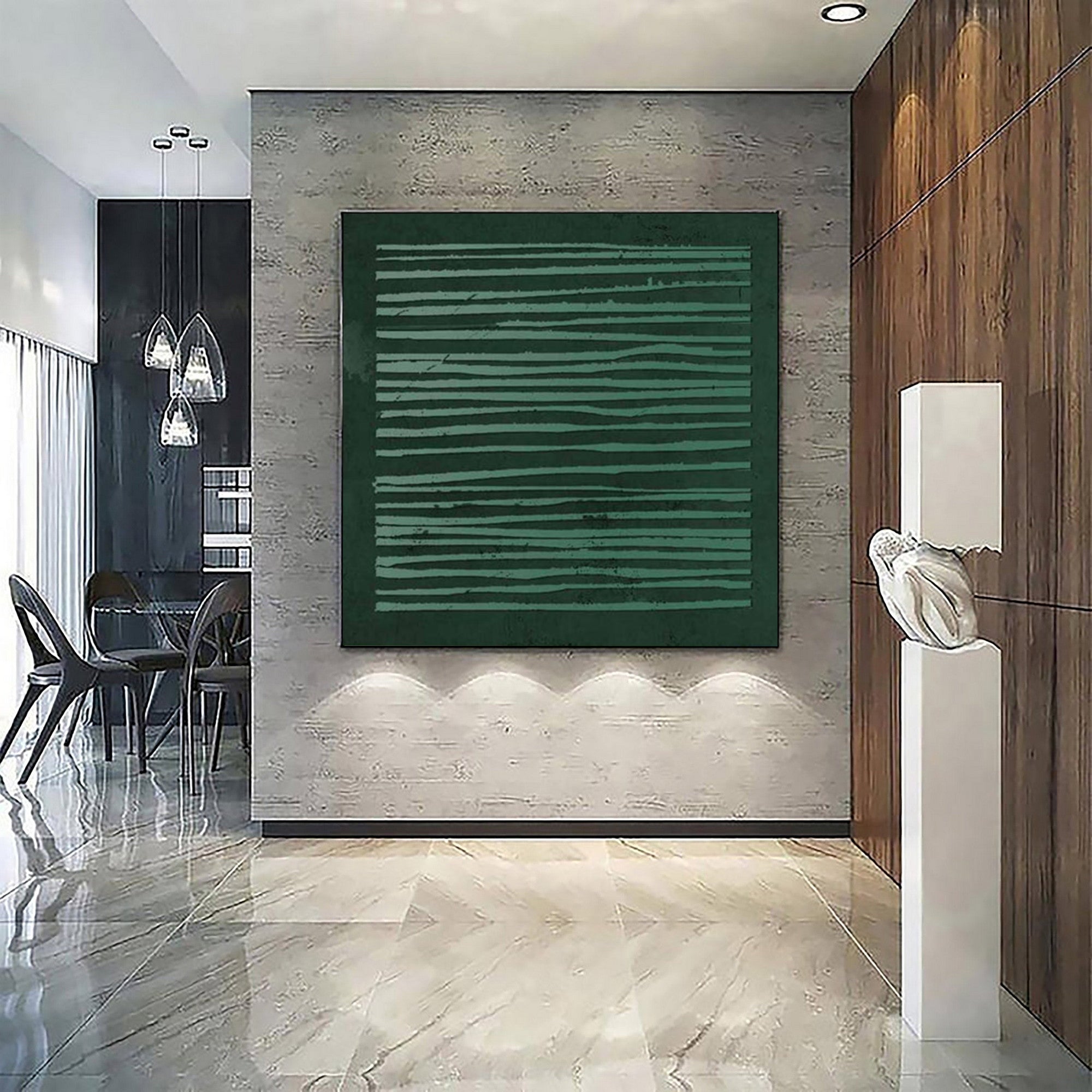 Wabi Sabi Abstract Textured Painting for Living Room and Office #TX028