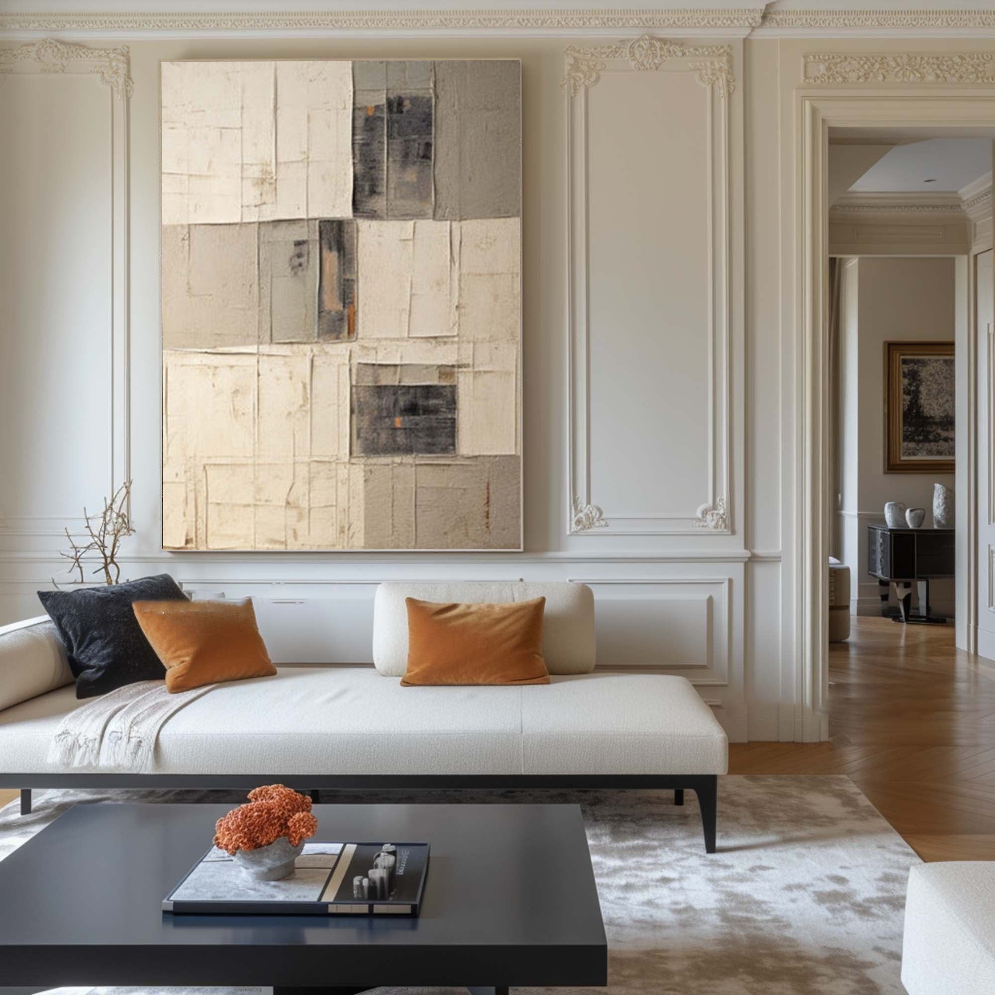 WabiSabi Wall Art with Organic Textured Design #TX262