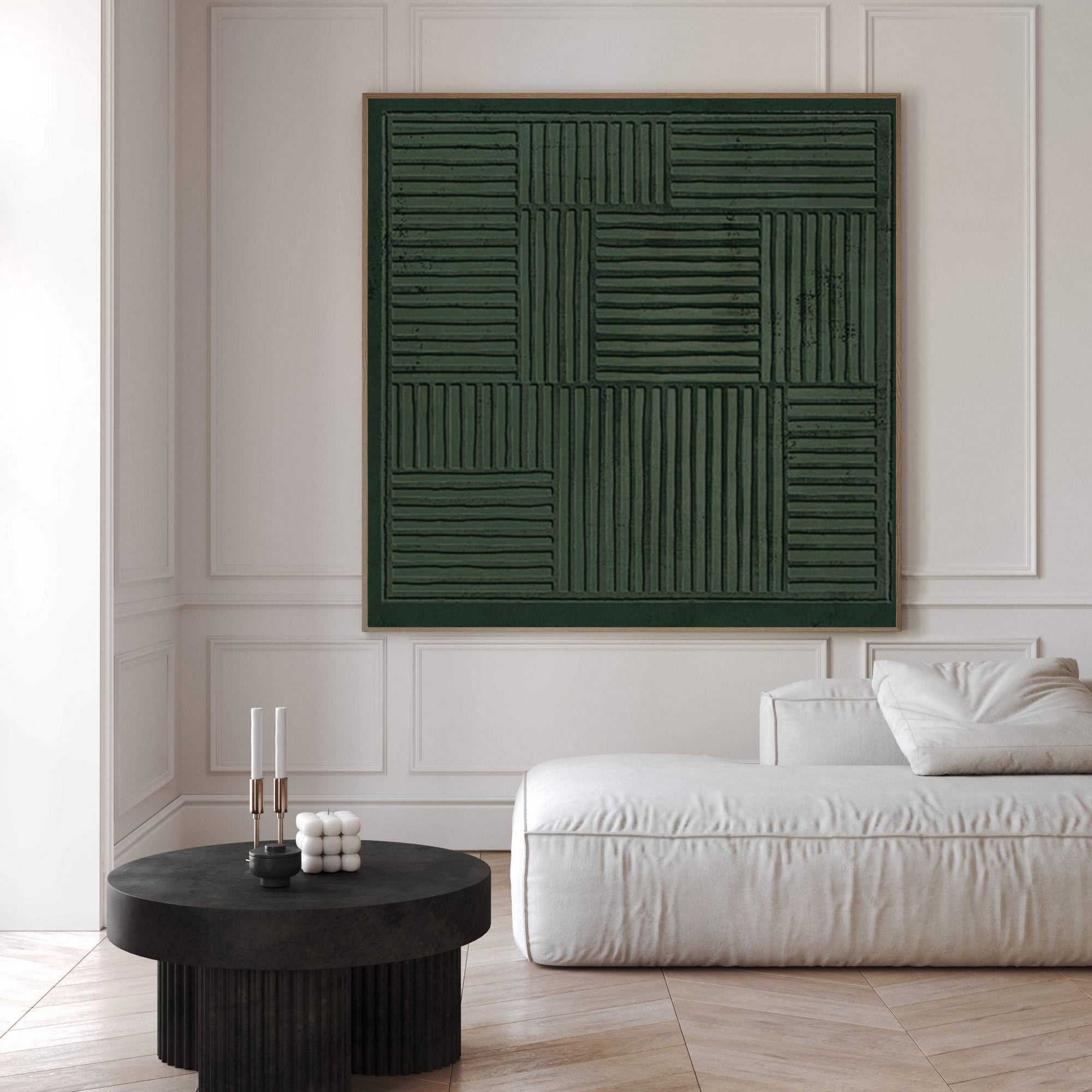 Wabi Sabi Inspired Textured Abstract Canvas Art for Living Room and Bedroom Decor #TX031