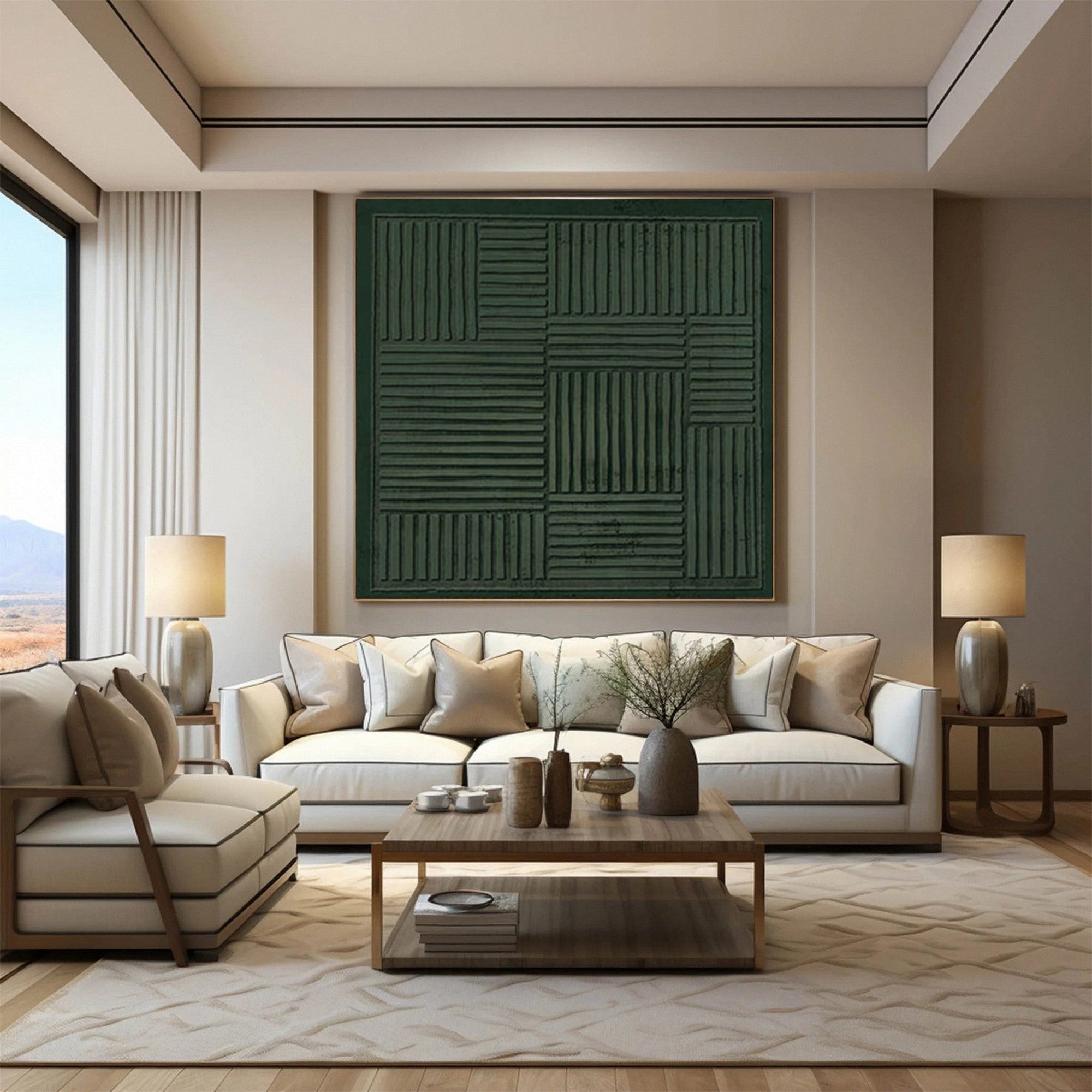 Wabi Sabi Inspired Abstract Textured Wall Art for Living Room and Office Decor #TX030