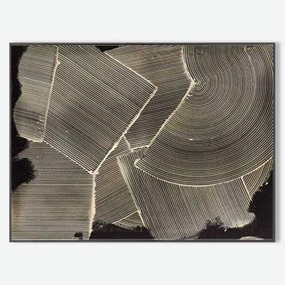 Textured Abstract Line Art for Contemporary and Wabi Sabi Decor#TX215