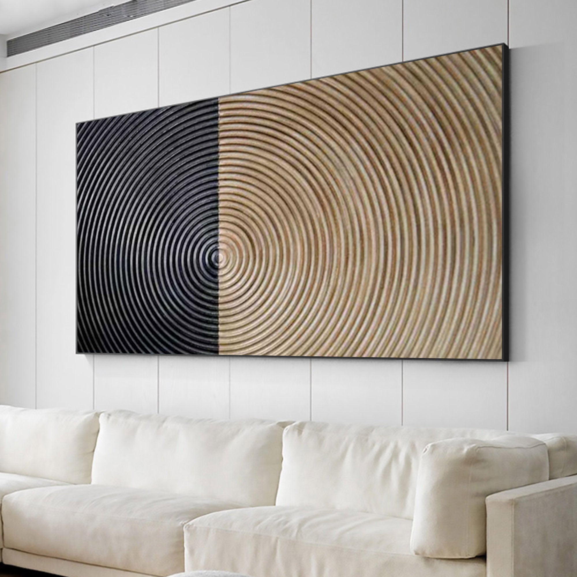 WabiSabi Wall Art with Textured Abstract for Modern Home Decor #TX175