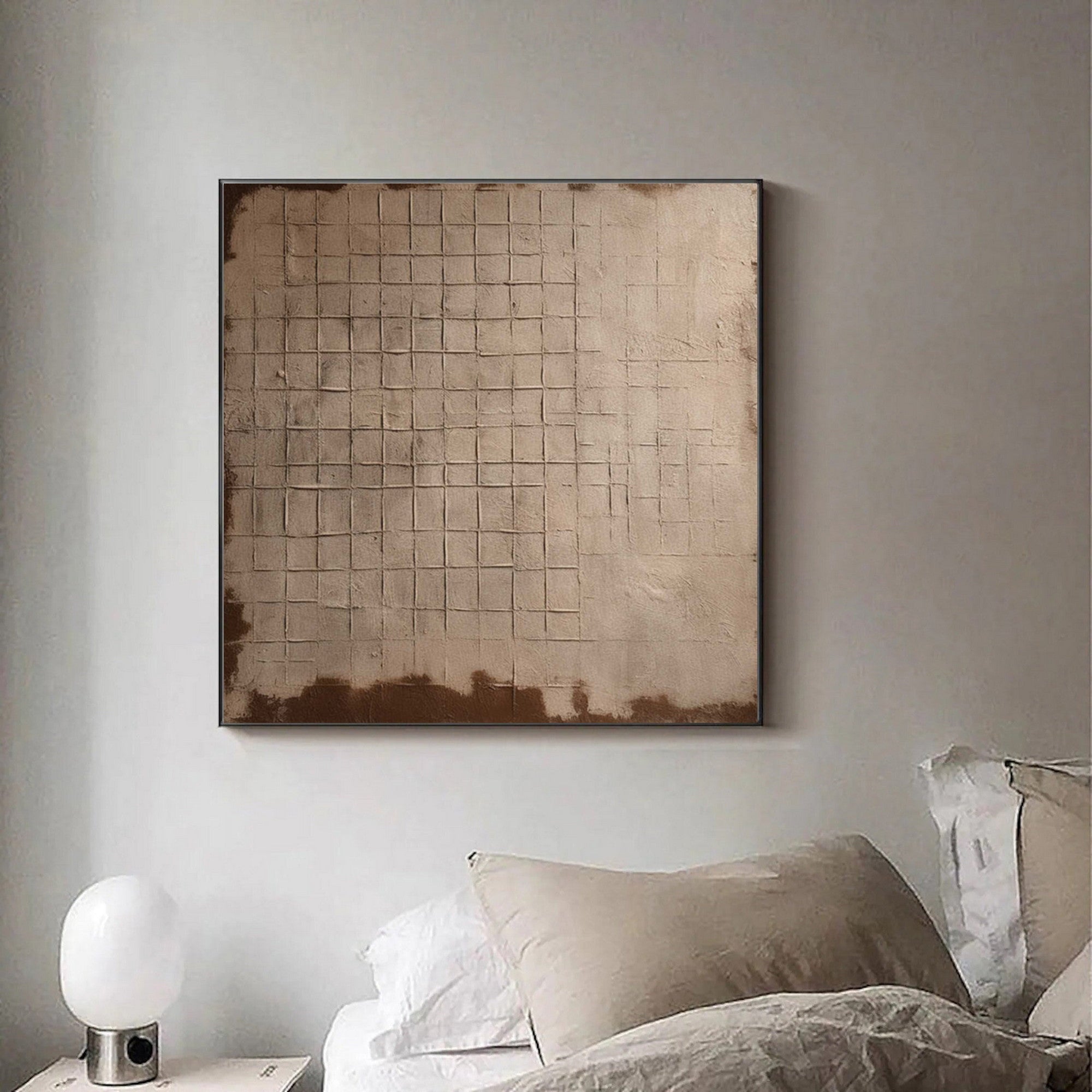 Wabi Sabi Textured Abstract Canvas Art for Wall Decor in Living Room and Dining Area #TX244
