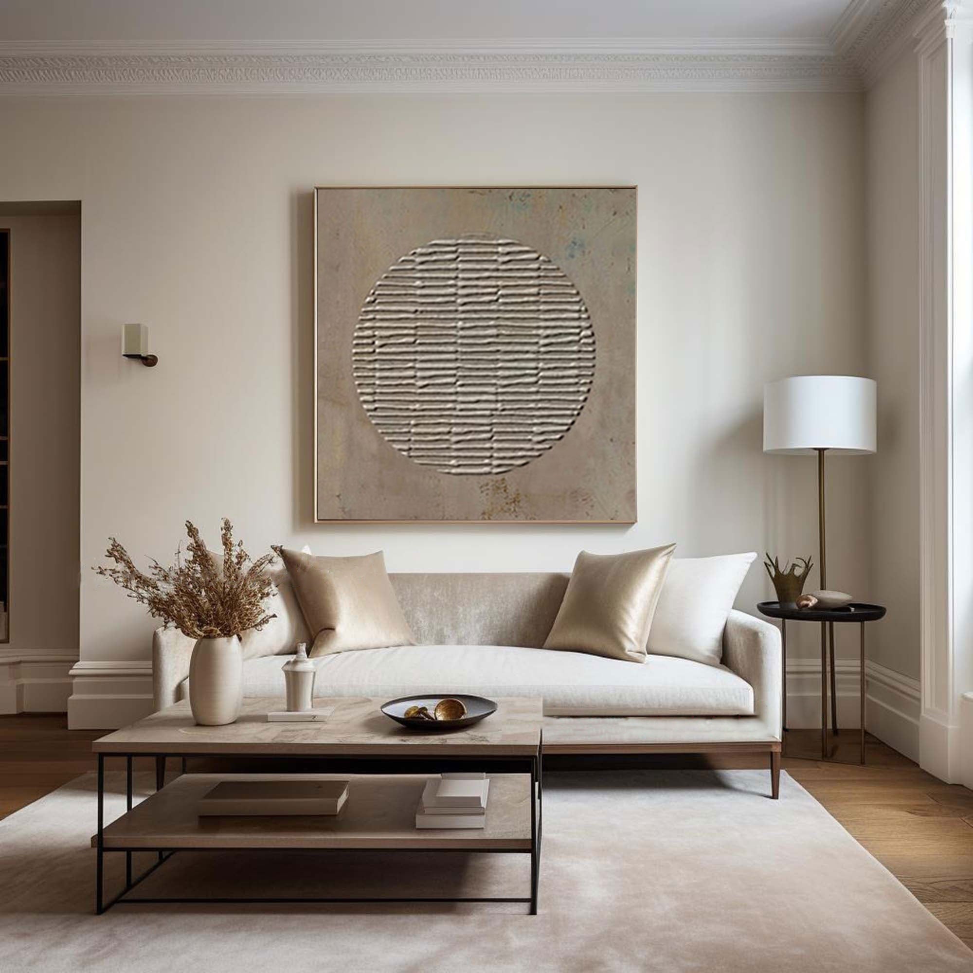 Abstract Wabi Sabi Wall Art for Bedroom and Living Room Decor #TX084